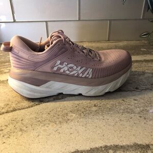 Hoka Women's  size 5.5 D Athletic Shoes in Soft Pink